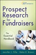 Filla / Brown |  Prospect Research for Fundraisers | eBook | Sack Fachmedien