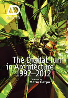 Carpo |  The Digital Turn in Architecture 1992 - 2012 | eBook | Sack Fachmedien