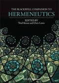 Keane / Lawn |  The Blackwell Companion to Hermeneutics | Buch |  Sack Fachmedien