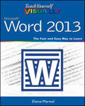 Marmel |  Teach Yourself VISUALLY Word 2013 | eBook | Sack Fachmedien