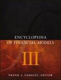 Fabozzi |  Encyclopedia of Financial Models, Volume III | eBook | Sack Fachmedien