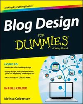 Culbertson |  Blog Design For Dummies | eBook | Sack Fachmedien