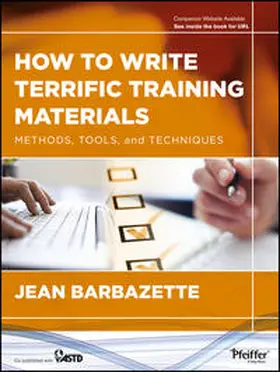 Barbazette | How to Write Terrific Training Materials | E-Book | www.sack.de