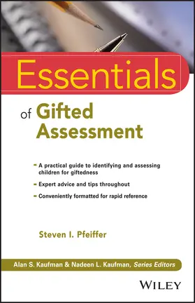Pfeiffer / Kaufman |  Essentials of Gifted Assessment | Buch |  Sack Fachmedien
