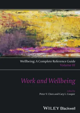 Chen / Cooper |  Work and Wellbeing | Buch |  Sack Fachmedien