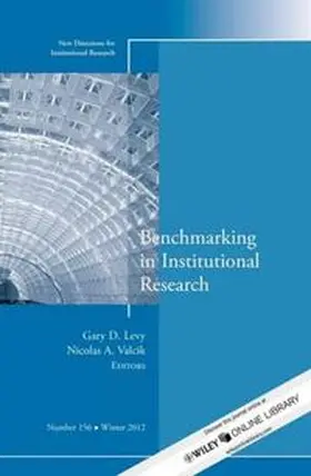 Levy / Valcik |  Benchmarking in Institutional Research | eBook | Sack Fachmedien