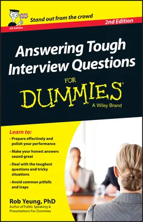 Yeung |  Answering Tough Interview Questions for Dummies, UK Edition | Buch |  Sack Fachmedien
