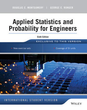 Montgomery / Runger |  Applied Statistics and Probability for Engineers | Buch |  Sack Fachmedien