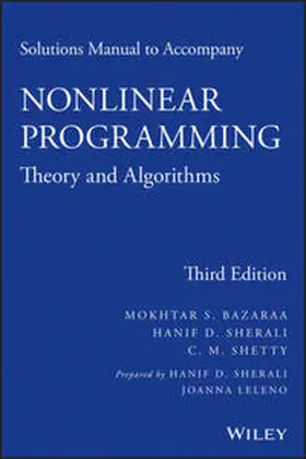 Bazaraa / Sherali / Shetty |  Solutions Manual to accompany Nonlinear Programming | eBook | Sack Fachmedien