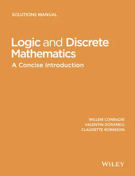 Conradie / Goranko / Robinson |  Logic and Discrete Mathematics | Buch |  Sack Fachmedien