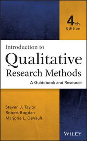 Taylor / Bogdan / DeVault | Introduction to Qualitative Research Methods | E-Book | www.sack.de