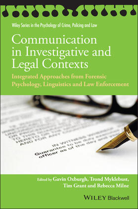 Oxburgh / Myklebust / Grant |  Communication in Investigative and Legal Contexts | Buch |  Sack Fachmedien