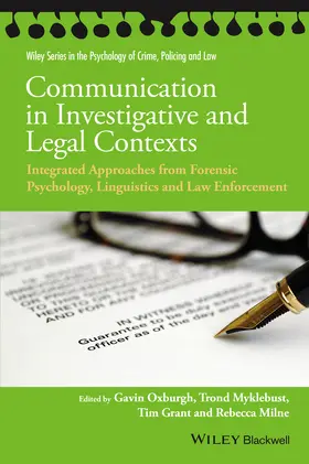 Oxburgh / Myklebust / Grant |  Communication in Investigative and Legal Contexts | Buch |  Sack Fachmedien