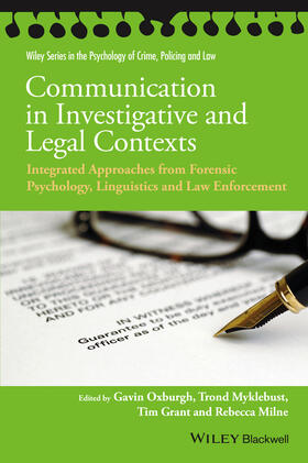 Oxburgh / Myklebust / Grant | Communication in Investigative and Legal Contexts | Buch | 978-1-118-76923-2 | sack.de