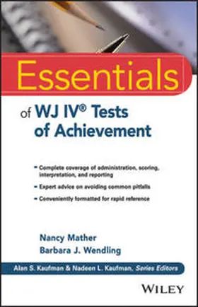 Mather / Wendling |  Essentials of WJ IV Tests of Achievement | eBook | Sack Fachmedien