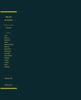 Denmark |  Organic Reactions, Volume 84 | Buch |  Sack Fachmedien