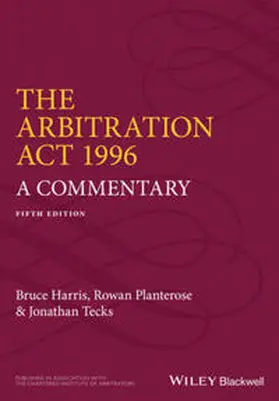 Harris / Planterose / Tecks | The Arbitration Act 1996 | E-Book | www.sack.de