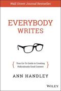 Handley |  EVERYBODY WRITES | Buch |  Sack Fachmedien