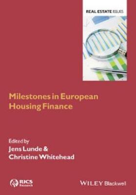 Lunde / Whitehead | Milestones in European Housing Finance | E-Book | sack.de