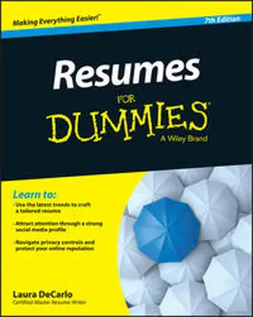 Decarlo |  Resumes For Dummies | eBook | Sack Fachmedien
