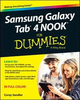Sandler |  Samsung Galaxy Tab 4 NOOK For Dummies | eBook | Sack Fachmedien