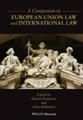Patterson / Södersten |  A Companion to European Union Law and International Law | eBook | Sack Fachmedien