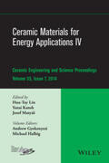 Lin / Katoh / Matyas |  Ceramic Materials for Energy Applications IV | eBook | Sack Fachmedien