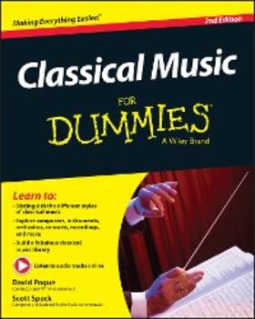 Pogue / Speck | Classical Music For Dummies | E-Book | sack.de