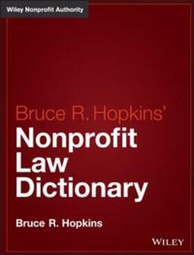 Hopkins | Hopkins' Nonprofit Law Dictionary | E-Book | sack.de
