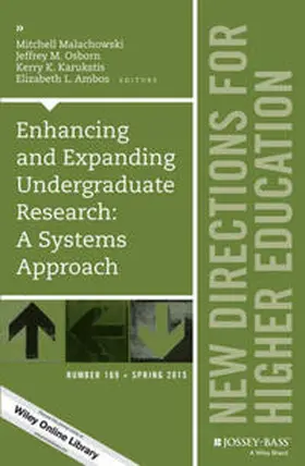 Malachowski / Osborn / Karukstis |  Enhancing and Expanding Undergraduate Research | eBook | Sack Fachmedien