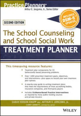 Knapp / Jongsma / Berghuis |  The School Counseling and School Social Work Treatment Planner, with DSM-5 Updates | eBook | Sack Fachmedien
