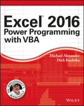 Alexander / Kusleika |  Excel 2016 Power Programming with VBA | eBook | Sack Fachmedien