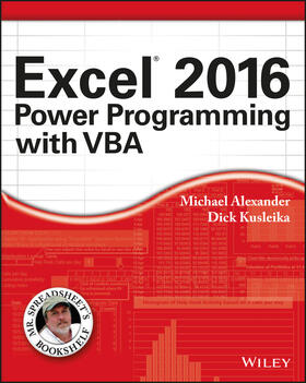 Alexander / Kusleika |  Excel 2016 Power Programming with VBA | Buch |  Sack Fachmedien