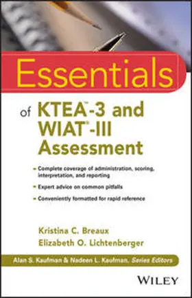 Breaux / Lichtenberger | Essentials of KTEA-3 and WIAT-III Assessment | E-Book | sack.de