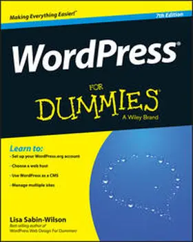 Sabin-Wilson |  WordPress For Dummies | eBook | Sack Fachmedien