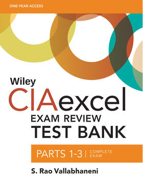 Vallabhaneni | Wiley CIAexcel Exam Review Test Bank | Buch | 978-1-119-09522-4 | sack.de