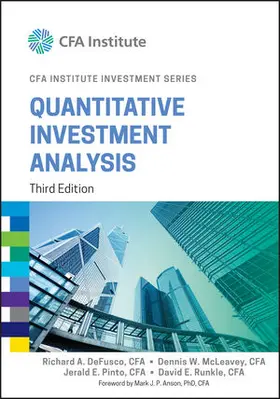 DeFusco / McLeavey / Pinto |  Quantitative Investment Analysis | Buch |  Sack Fachmedien