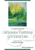 Zhang |  A Companion to Modern Chinese Literature | Buch |  Sack Fachmedien
