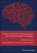 de Groot / Hagoort |  Research Methods in Psycholinguistics and the Neurobiology of Language | Buch |  Sack Fachmedien