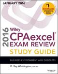 Whittington |  Wiley Cpaexcel Exam Review 2016 Study Guide January: Business Environment and Concepts | Buch |  Sack Fachmedien