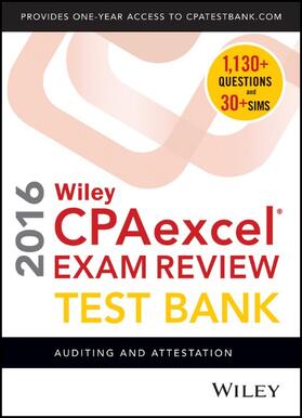 Whittington | Wiley CPAexcel Exam Review 2016 Test Bank | Sonstiges | 978-1-119-12003-2 | sack.de