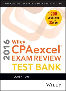 Whittington |  Wiley CPAexcel Exam Review 2016 Test Bank | Sonstiges |  Sack Fachmedien