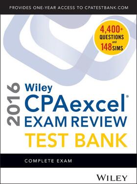 Whittington | Wiley CPAexcel Exam Review 2016 Test Bank | Sonstiges | 978-1-119-12008-7 | sack.de