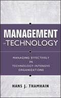 Thamhain |  Management of Technology | eBook | Sack Fachmedien
