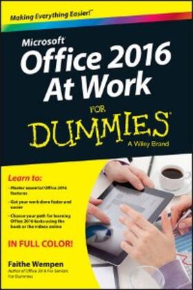 Wempen | Office 2016 at Work For Dummies | E-Book | sack.de