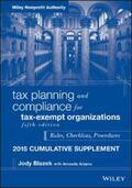 Blazek / Adams |  Tax Planning and Compliance for Tax-Exempt Organizations, 2015 Cumulative Supplement | eBook | Sack Fachmedien