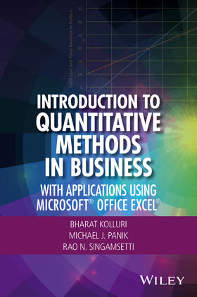Kolluri / Panik / Singamsetti | Kolluri, B: Introduction to Quantitative Methods in Business | Buch | 978-1-119-22097-8 | sack.de