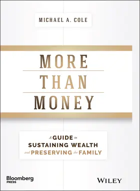 Cole | More Than Money | Buch | 978-1-119-26470-5 | sack.de