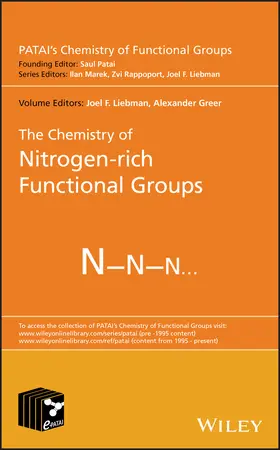 Greer / Liebman |  The Chemistry of Nitrogen-Rich Functional Groups | Buch |  Sack Fachmedien