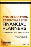 Grable / Goetz |  Communication Essentials for Financial Planners | eBook | Sack Fachmedien